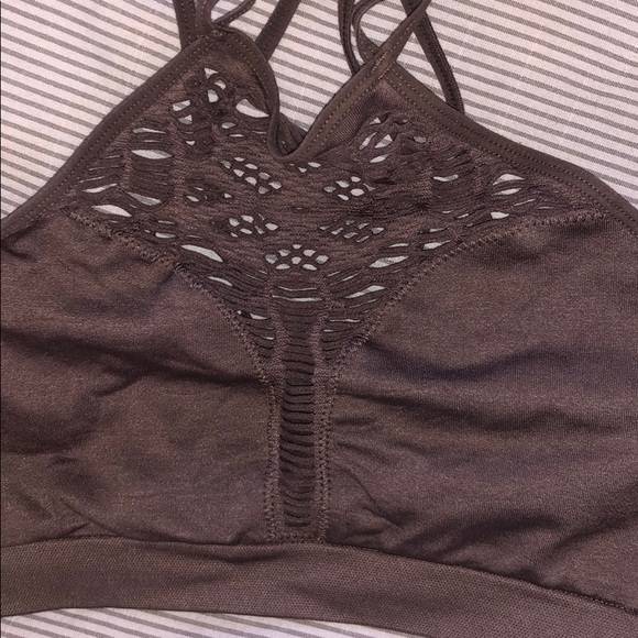 Gray/purple Victoria’s Secret bralette - Picture 2 of 4
